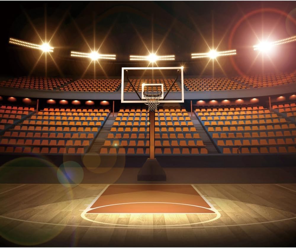 Basketball Backdrop Basketball Photo Theme Party Decoration for Birthday Boys Ball Sports Background for Fans Banner Kids Newborn Baby Video Studio