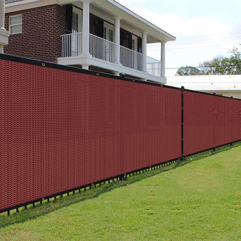Duronet-Heavy Duty Fabric- Decorative Maroon Fence Balcony Net/Privacy Net/Safety Net 90% Sun Blockage for Outdoor Area with Included Ss Eyelet & Tie Cord for Installation (B09SQ1TLYT) Amazon Price History, Amazon Price Tracker