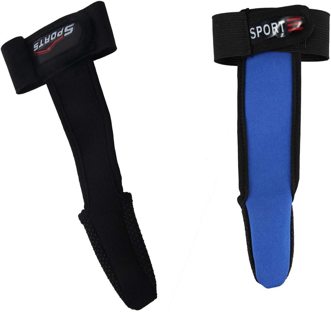 Fransande 2x Casting Glove Finger Stall Protector Sea Fly Carp Fishing Blue & Black