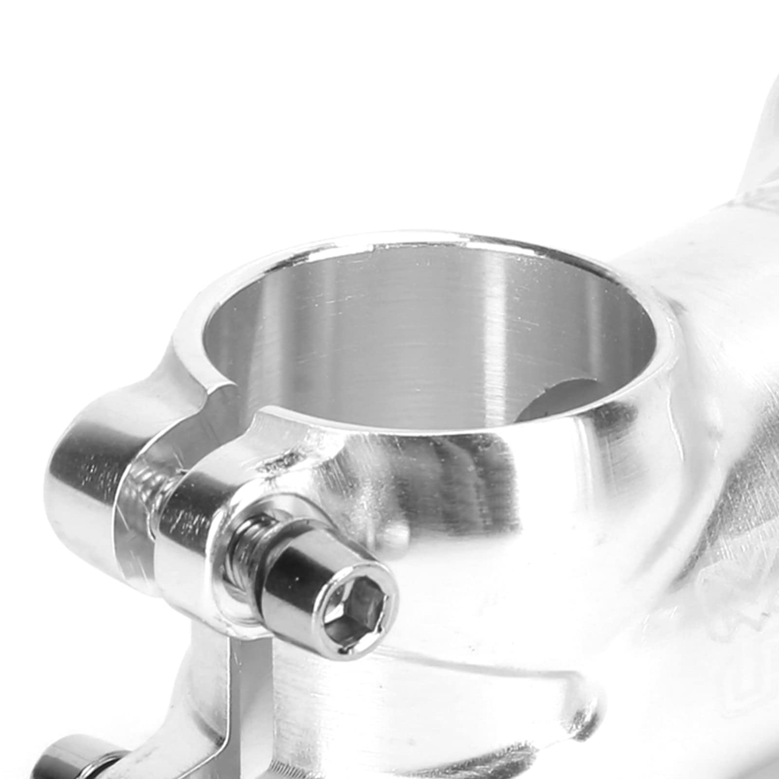 Yctze Attacco Manubrio Bici Attacco Manubrio Senza Filettatura Argento Aluminiumoy 31,8 Mm Attacco Manubrio Bici Argento Aluminiumoyycle Attacco Manubrio per Bici da Strada