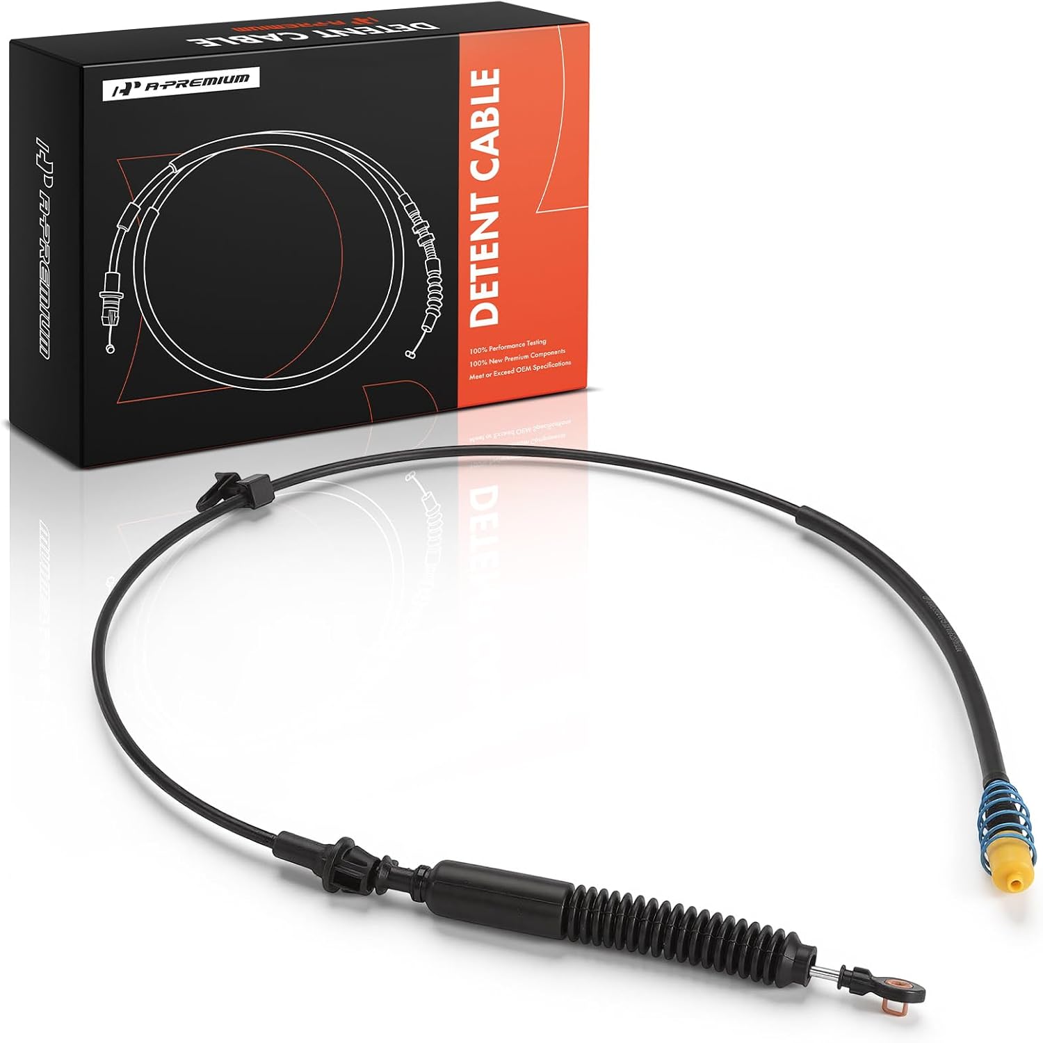 A-Premium 57.36 Inch Automatic Transmission Detent Cable Compatible with Chevrolet Tahoe 2008-2014, Suburban 1500 2019-2014, Avalanche 2009-2013 & GMC Yukon XL 1500 & Cadillac Escalade ESV, RWD
