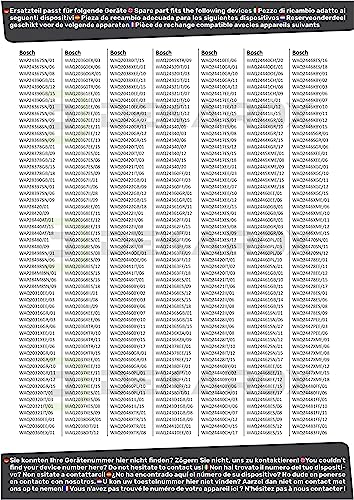 DEKAROX Ablaufpumpe Laugenpumpe mit Pumpenkopf Sieb für Bosch Siemens 00145212 145212 Copreci KEBS für Waschmaschine wie Avantixx Classixx Maxx iQ100 iQ300 iQ500 Extraklasse