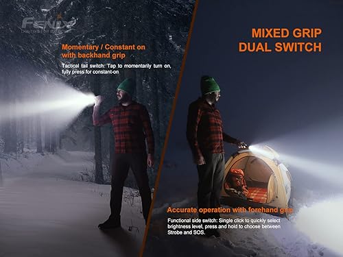 Miniatura 9 de Fenix LD22 v2.0 800 Lumen Linterna de tamaño Penlight, negro