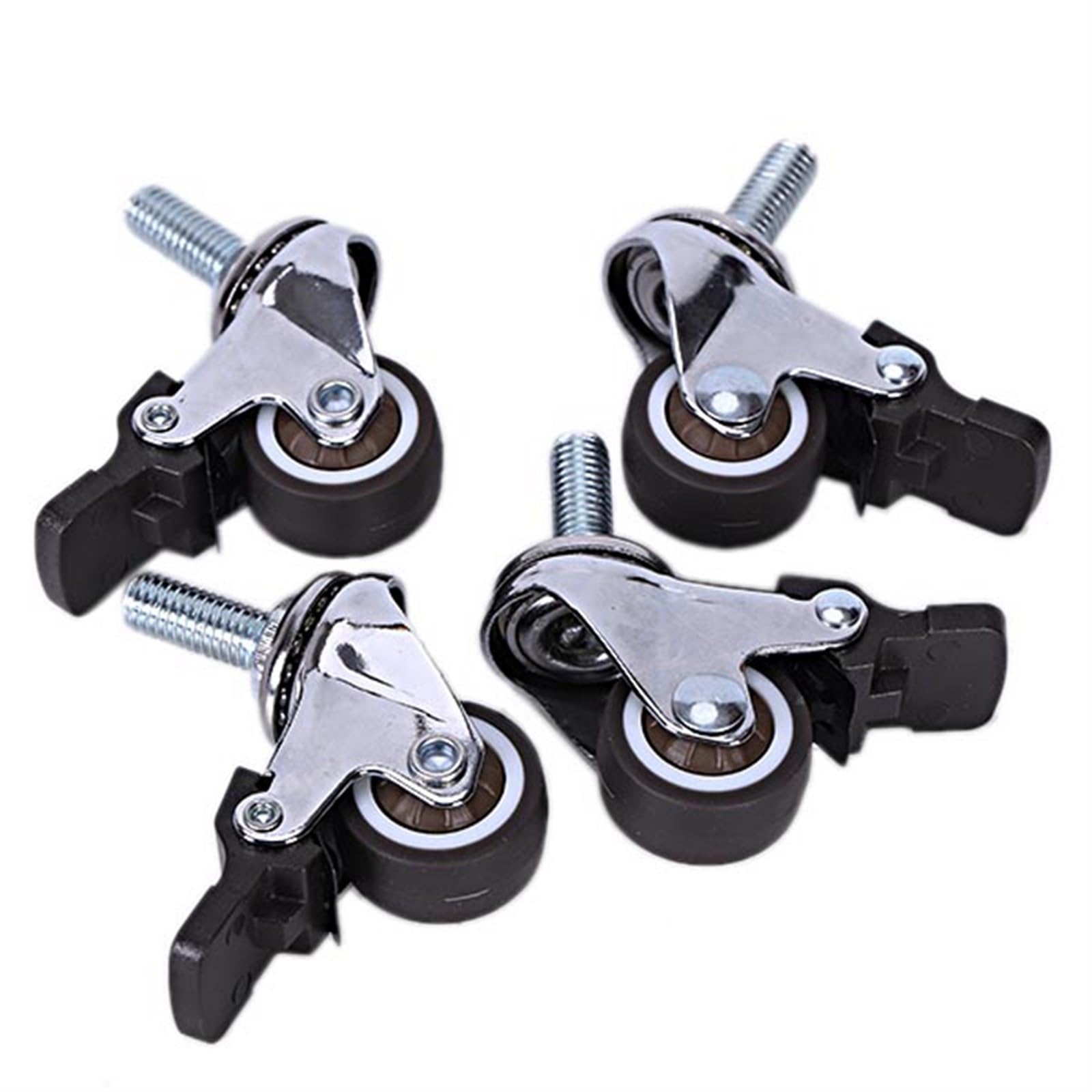 Roulettes AVIMYA 1 pouce anti-rayure TPE pour stopper les bruits de meubles
