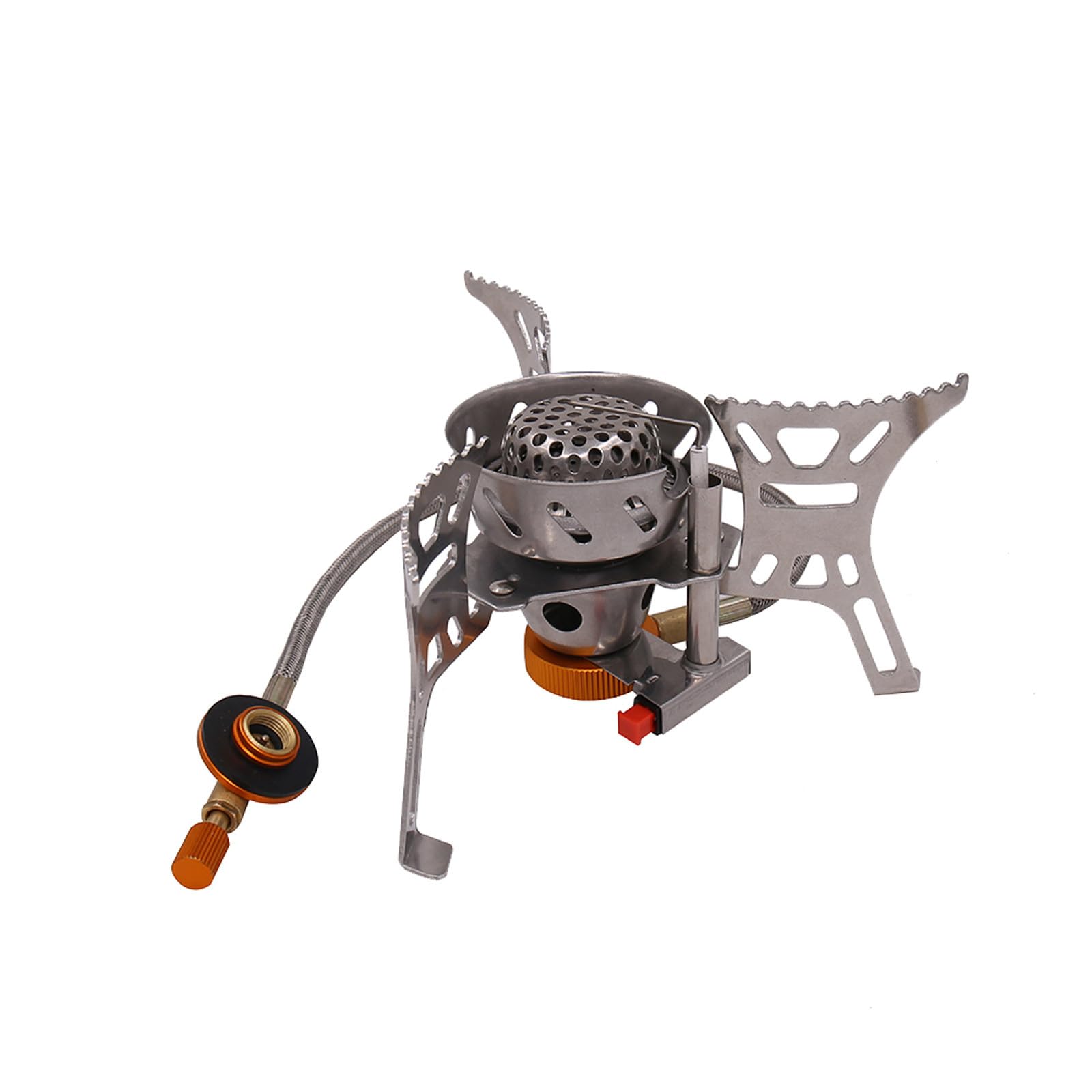 Hornillo Camping Gas Portátil con Soporte Estable Diseño Sencillo Ahorro Energético Multifunción para Cocinar y Hornear para Exteriores y Senderismo
