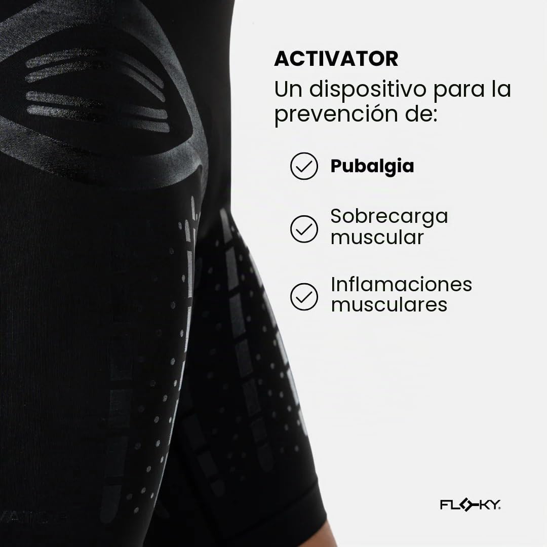 FLOKY PANTALONCINO BIOMECCANICO ACTIVATOR Nero