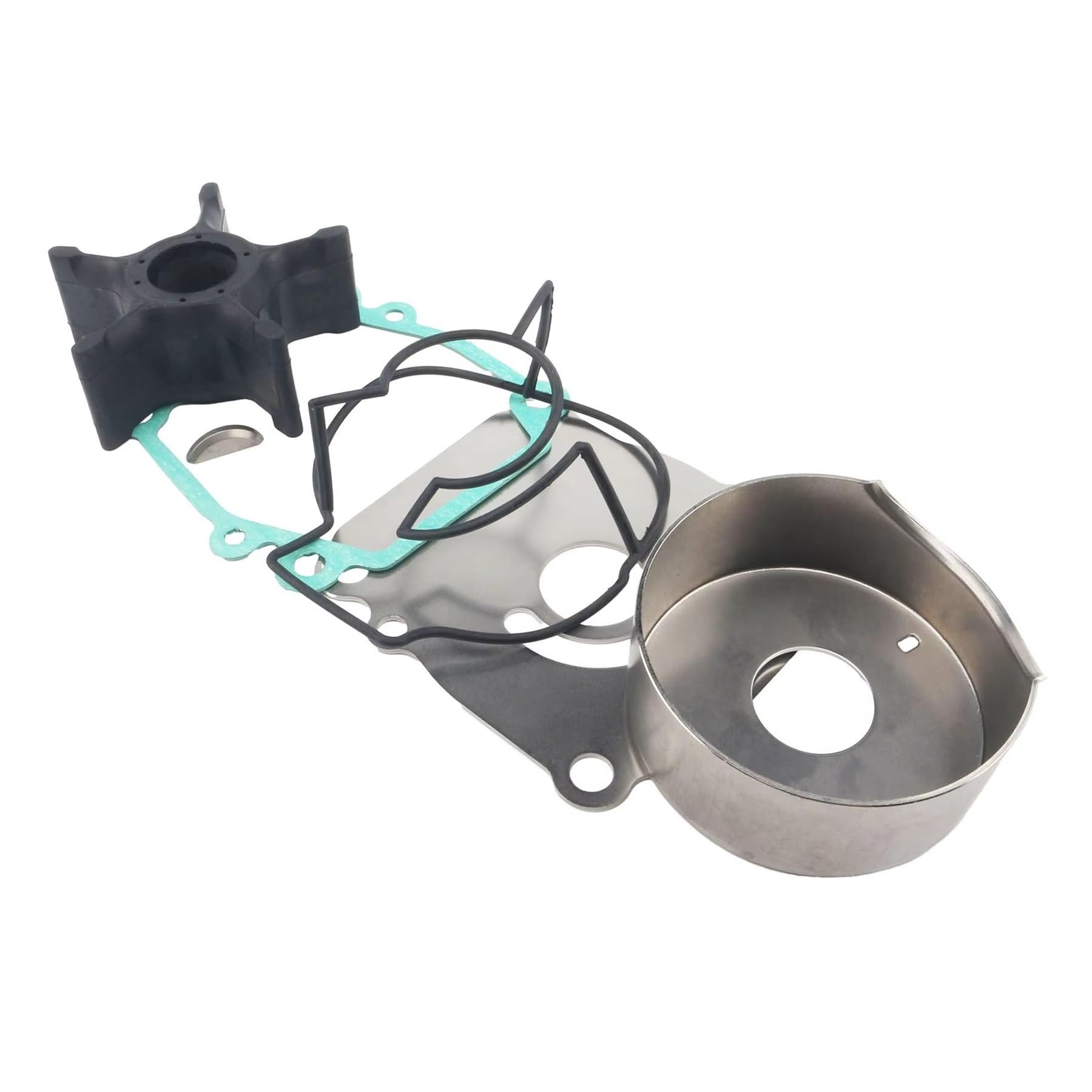 Bomba Agua Auxiliar Kit Reparación Impulsor Para Suzuki 90 100 115 140 HP Para Motores Fueraborda Reemplaza 17400-92J22 17400-92J23 17400-92J21