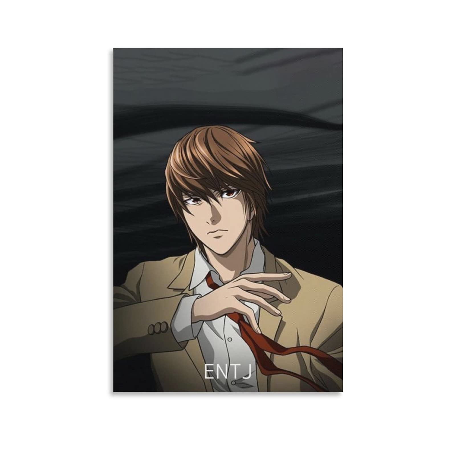 Amazon｜デスノート夜神月アニメポスター キャンバスポスター寝室の