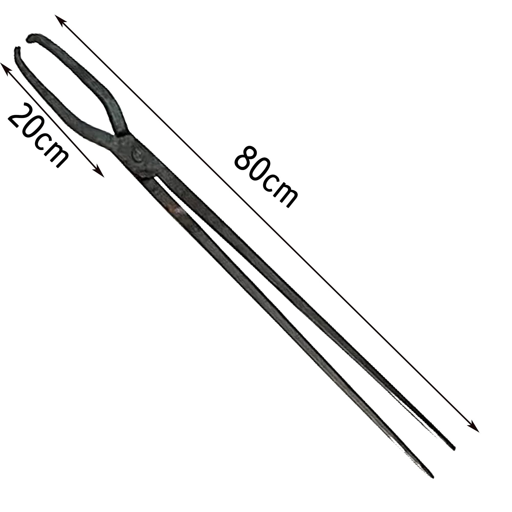 Pinzas de Herrero Pinzas de Herrero Pinzas de Hierro Forja de Herrero Herramientas de Tenaza Ingeniero Forja de Herrero Forjado a Mano Yunque Forjado,80cm