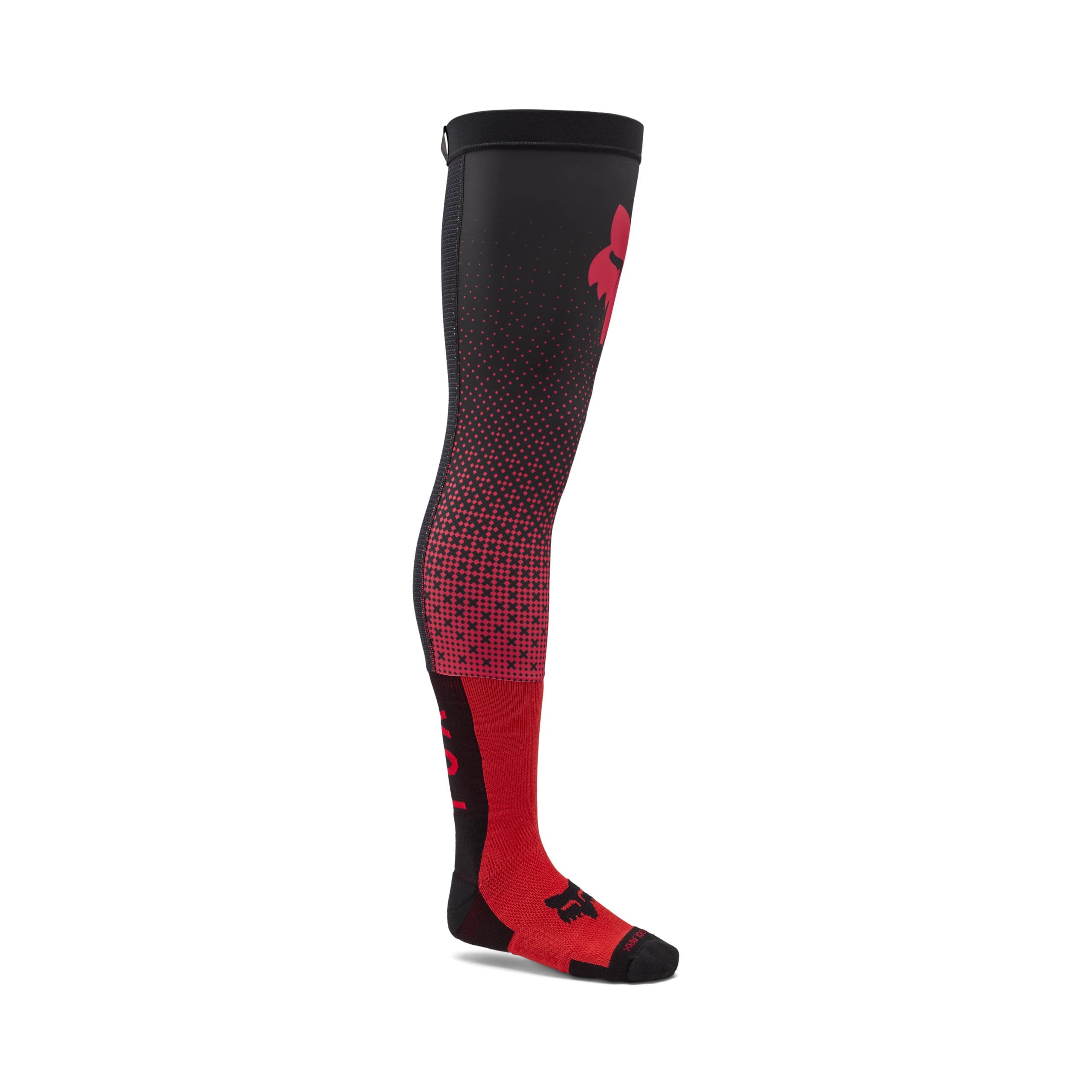 Fox Racing Men's Flexair Motocross Dirt Bike Fracture Knee Brace Sock, Fluorescent Red, Medium