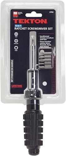 Miniatura 2 de TEKTON Juego de destornilladores de trinquete 6 en 1 2792
