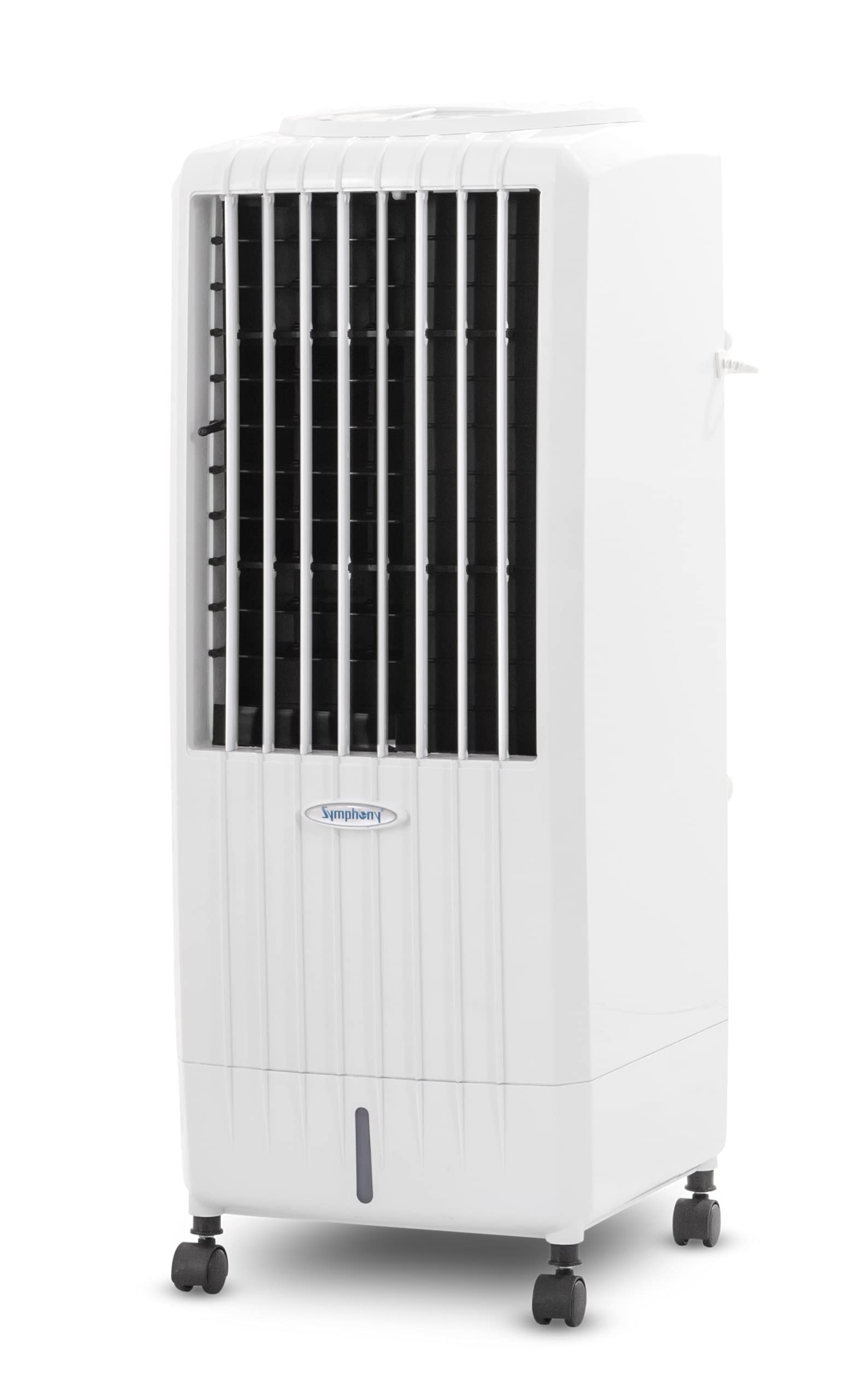 HJM - Symphony DIET8I Enfriador, purificador y humidificador, 95 W, 12.5 litros, 65 Decibeles, Plástico, 3 Velocidades, Blanco, 34x35x78 cm