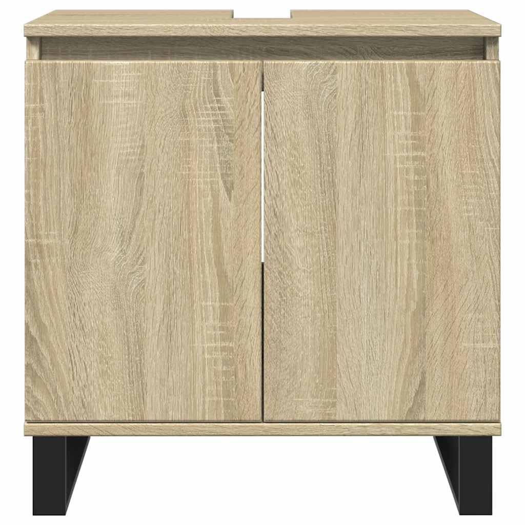 Szafka łazienkowa dąb Sonoma materiał drewnopochodny 58 x 33 x 60