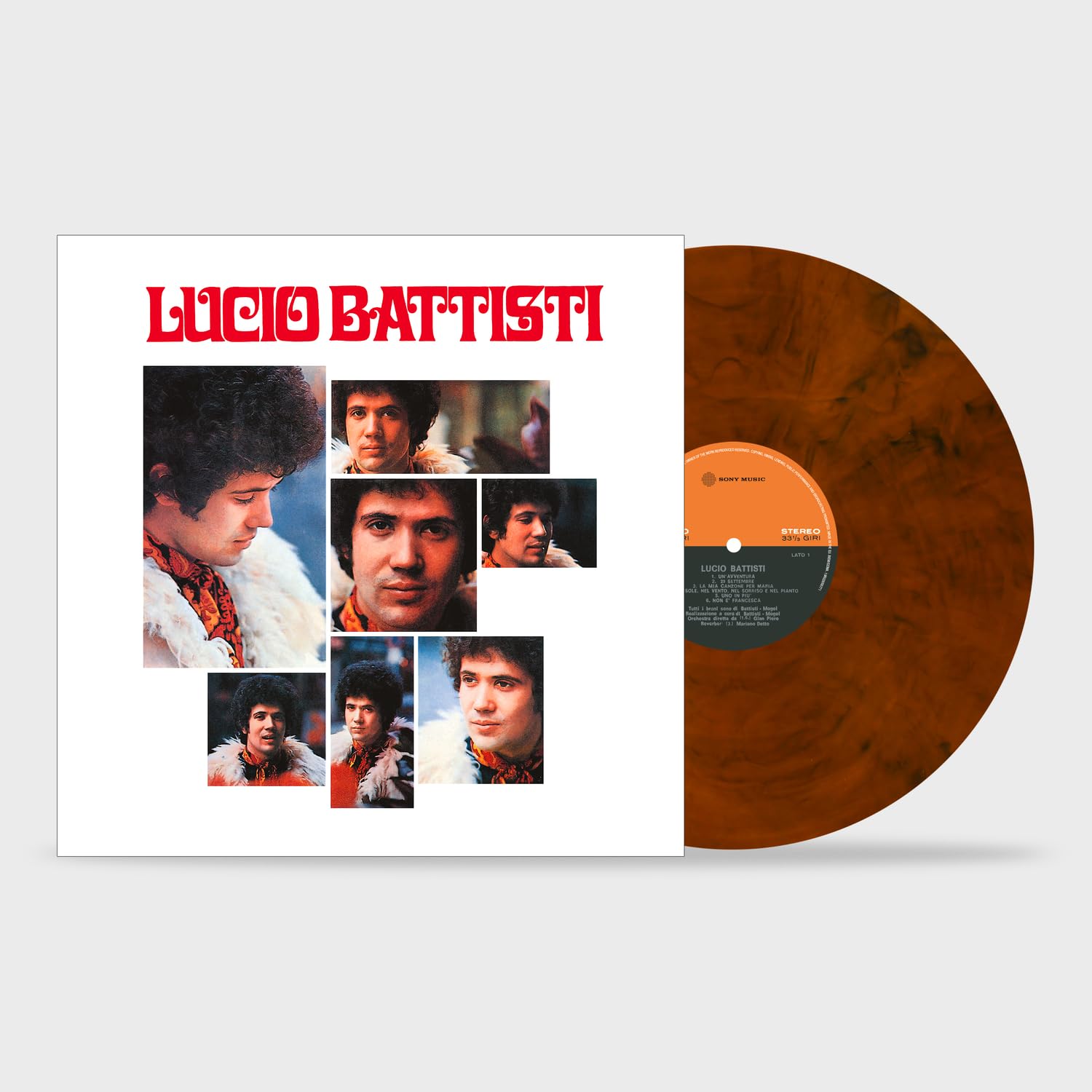 Lucio Battisti - 180gr Marble orange black 192KHz: Lucio Battisti