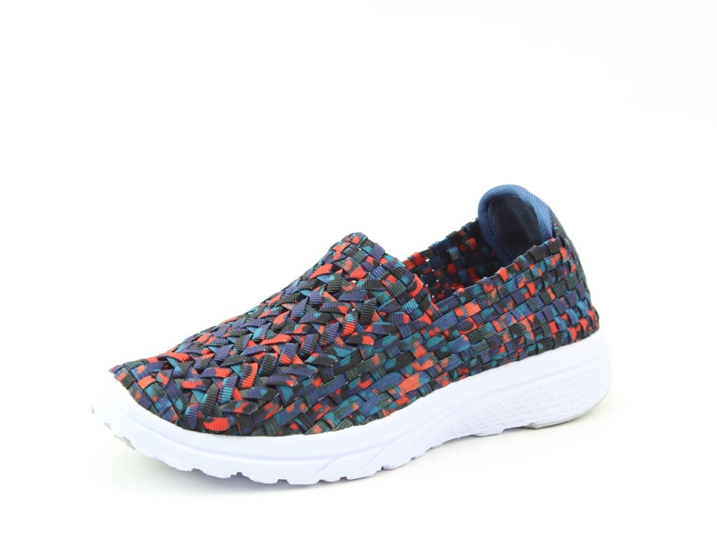 Heavenly Feet Slip On Casual Woven Trainer Lekkie letnie buty sportowe na plażę