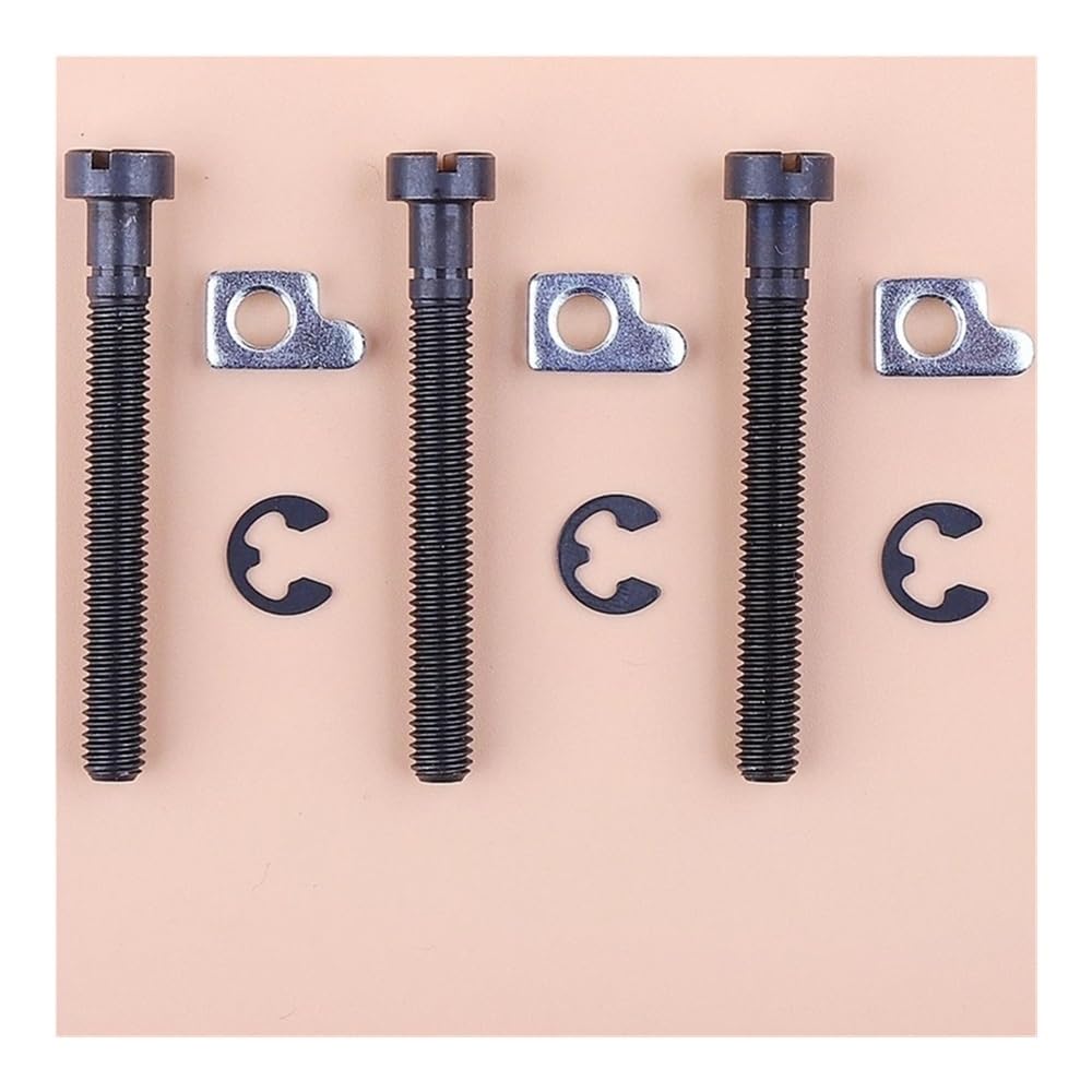 Tendeur de vis de réglage de chaîne pour tronçonneuse H33 H38 H40 H45, lot de 3 pièces