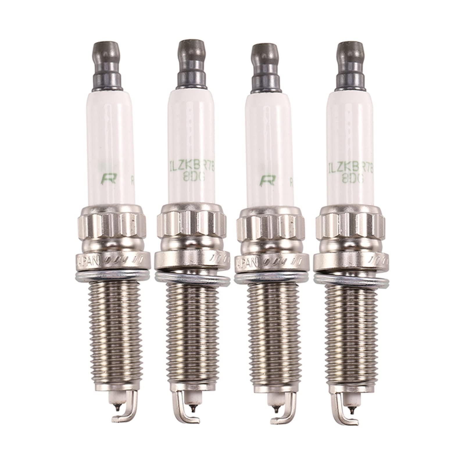 4 Pezzi di Candele in Metallo per Auto, Candele all'iridio e Platino, 95770 Ilzkbr7B8Dg 0242129512, per Peugeot, Citroen, Mini, Cooper