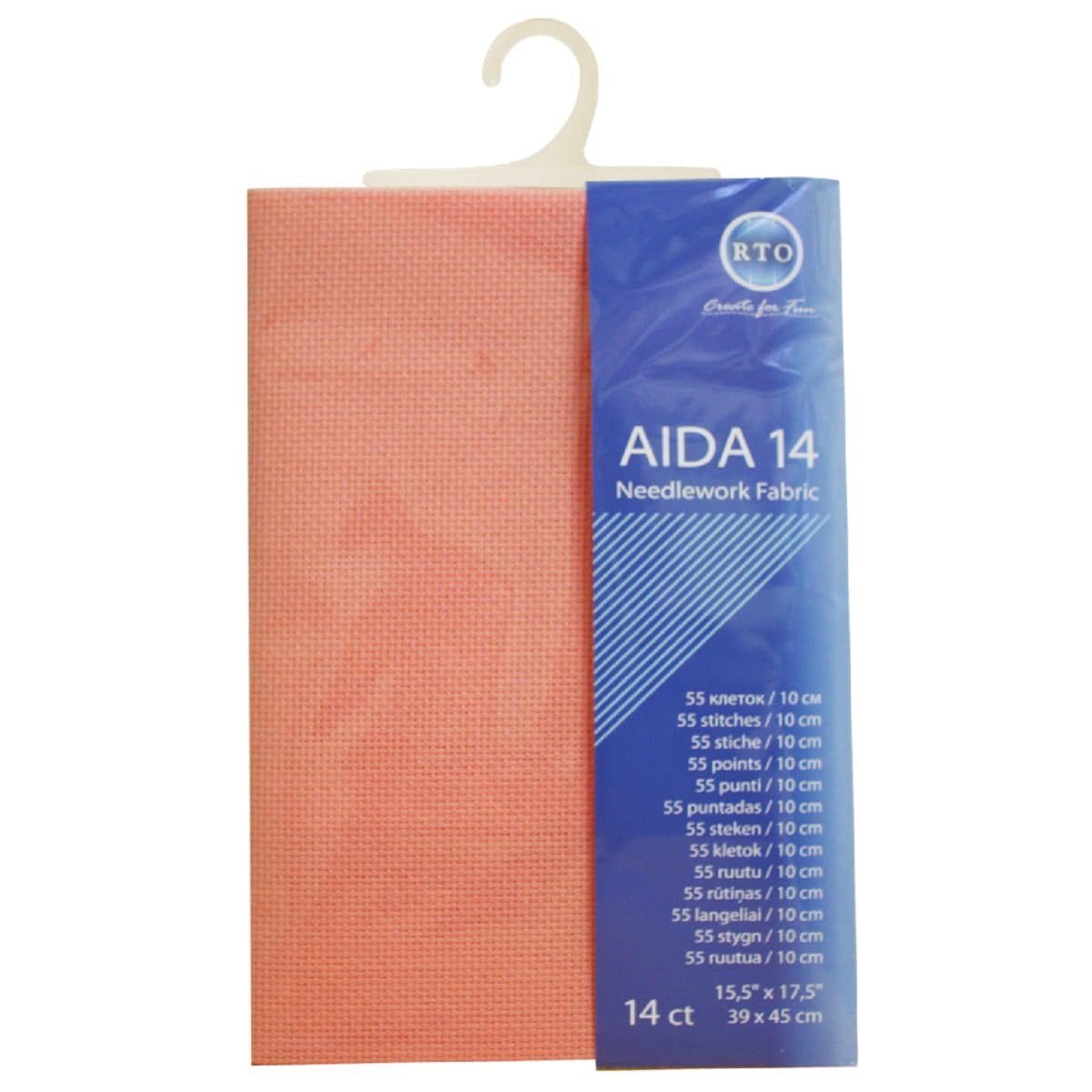 Rto Pink Aida Cut, 14 Carat, 39 X 45 Cm