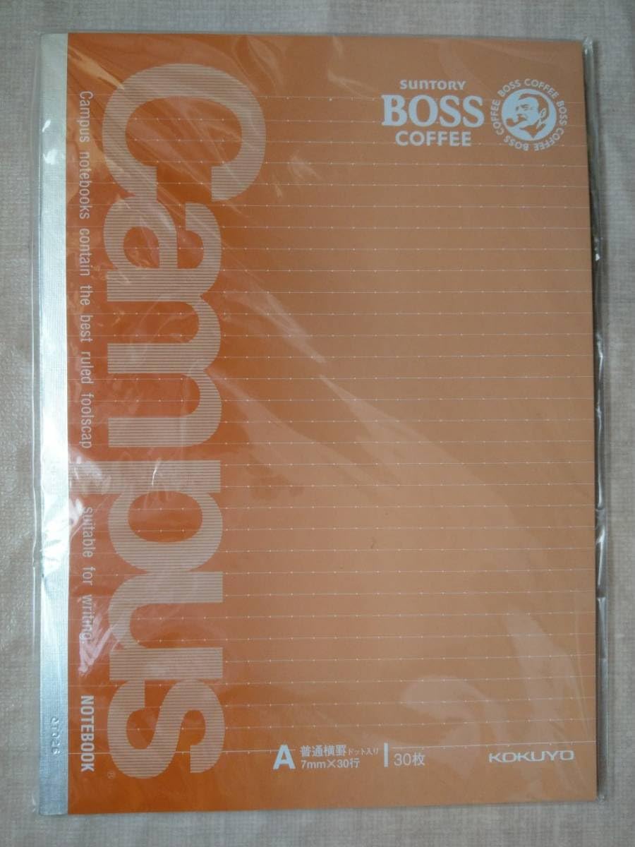 Amazon.co.jp: ボス BOSS オリジナル Campus NOTEBOOK キャンパス 