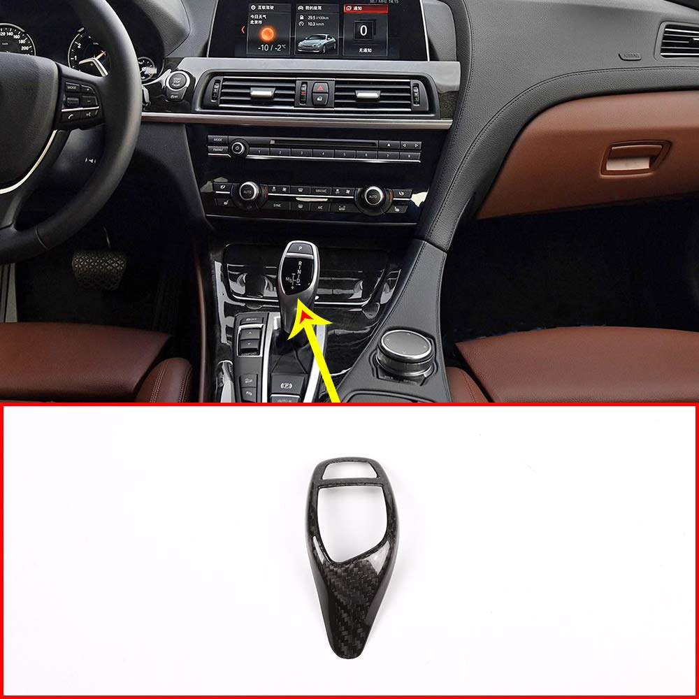 Panel de cambio de coche de fibra de carbono real para F20 F30 F31 F34 X5 F15 X6 F16 X3 F25 X4 F26 F10