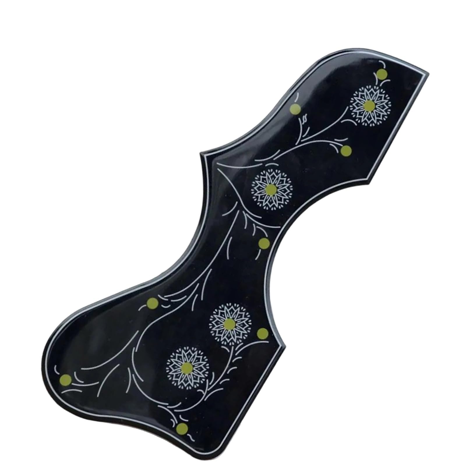 Pickguard do gitary akustycznej dla początkujących Pickguard do gitary akustycznej celuloid czarny prawy lewy(L)