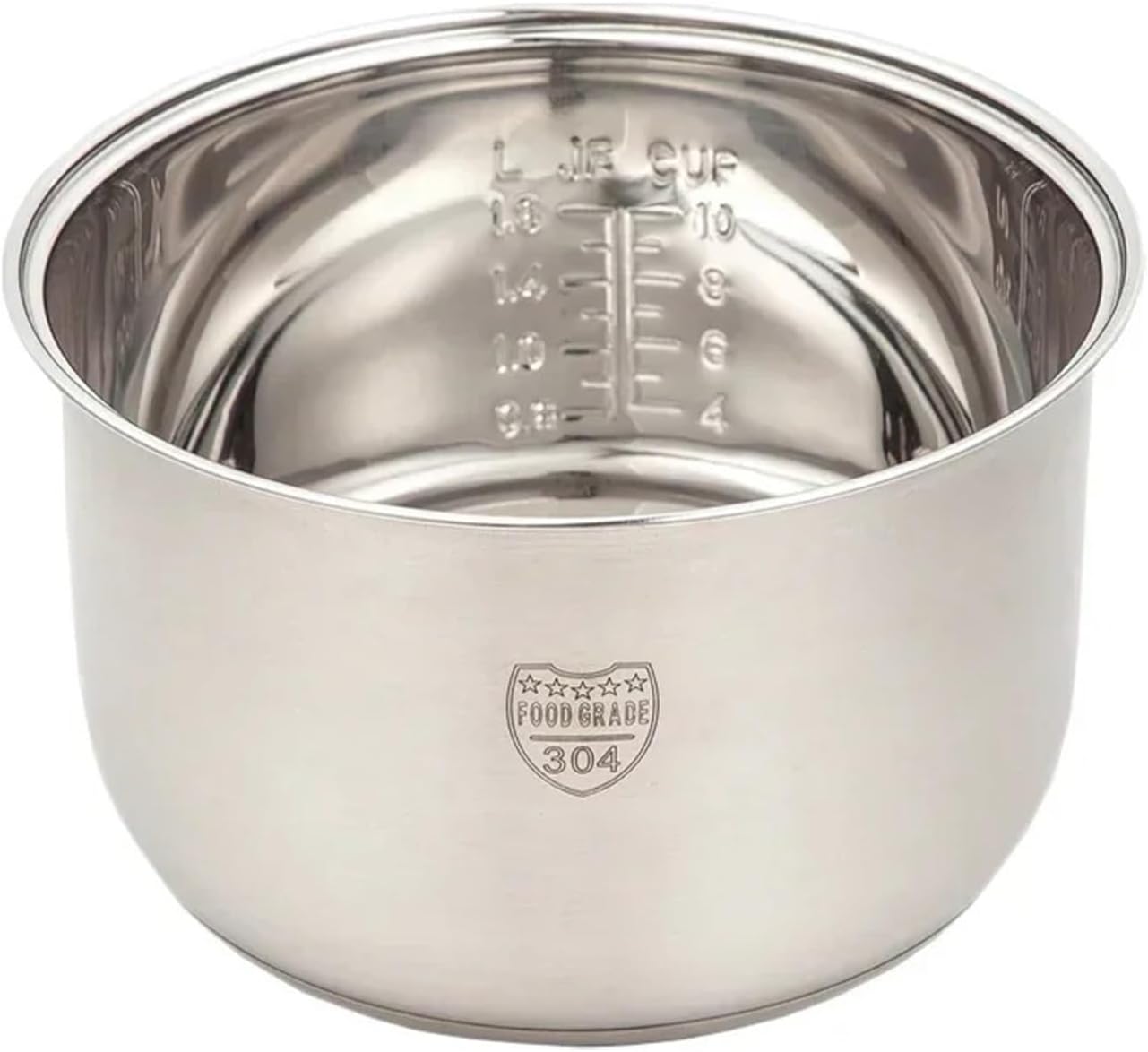 304 Stainless Steel Thickened Rice Cooker Inner Bowl ，Compatible for Redmond Rmc-m224s RMC-M90