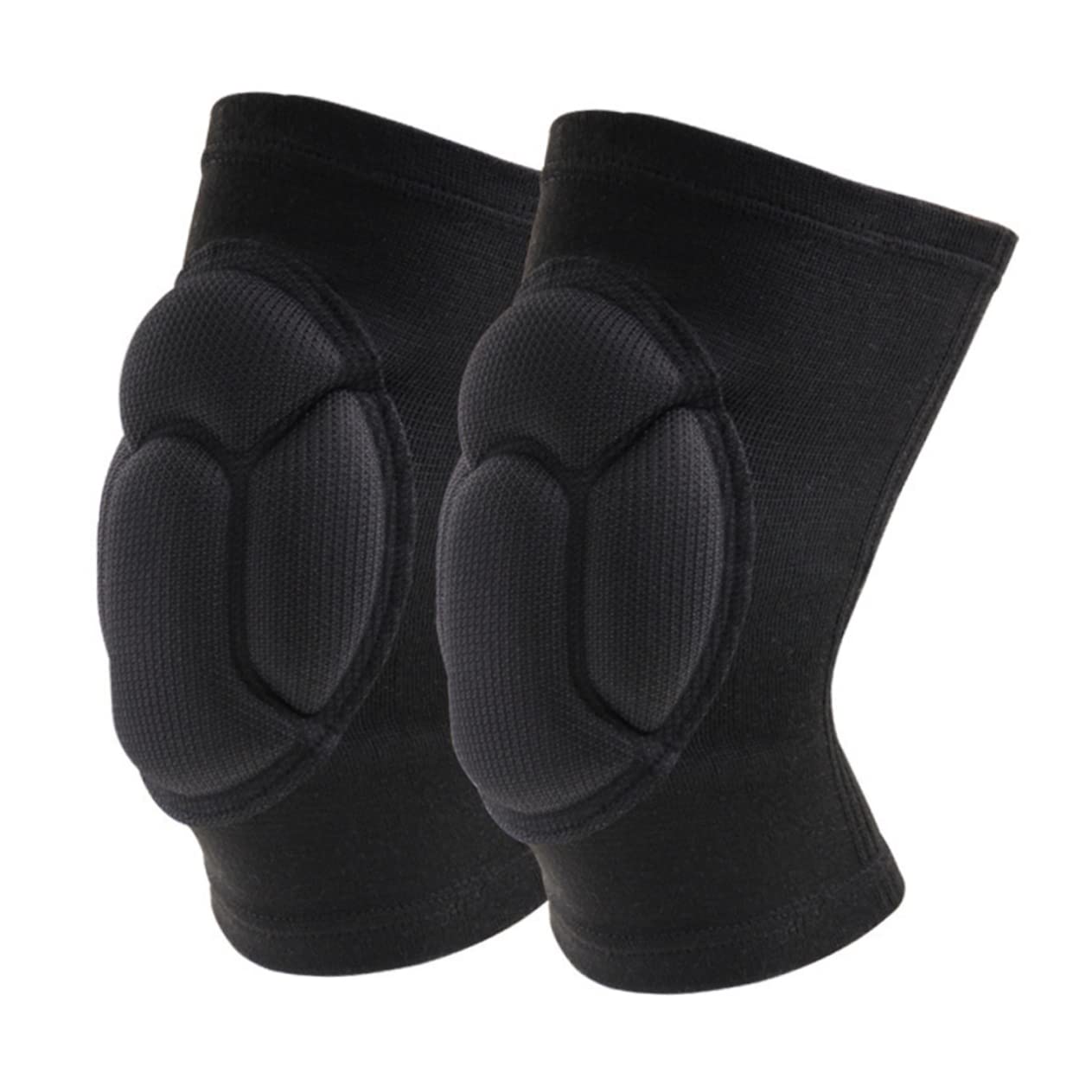 BESTonZON 1Pair Thickened Knee Pads for Volleyball Dance and Sports Comfortable Protective Sleeves for Basketball Cycling and Roller Skating Non Slip Design with Durable Sponge