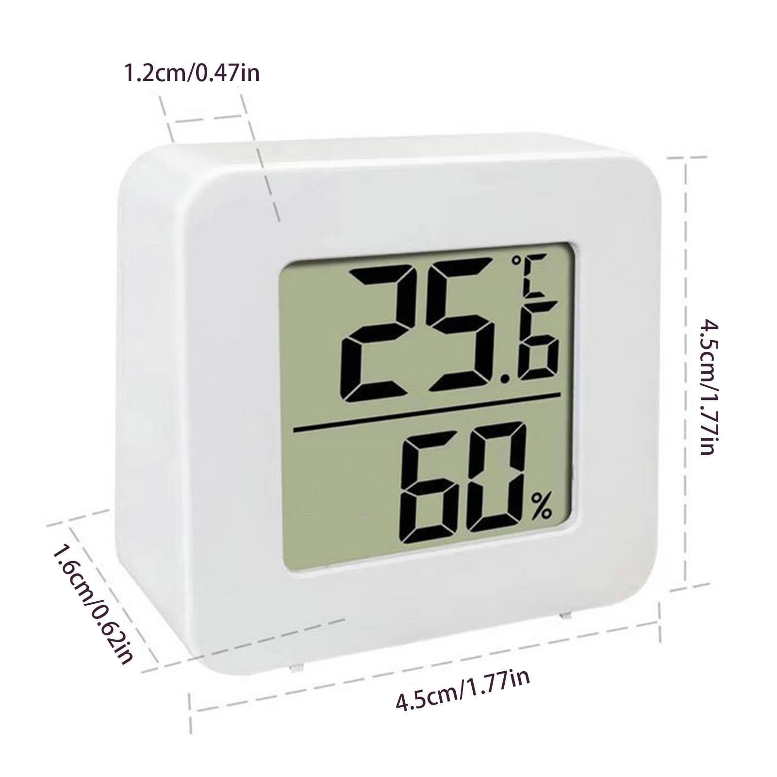 Igrometro Digitale - Termometro Ambiente,Display Elettronico LCD per Serra | Garage Soffitta Scuola Casa Magazzino
