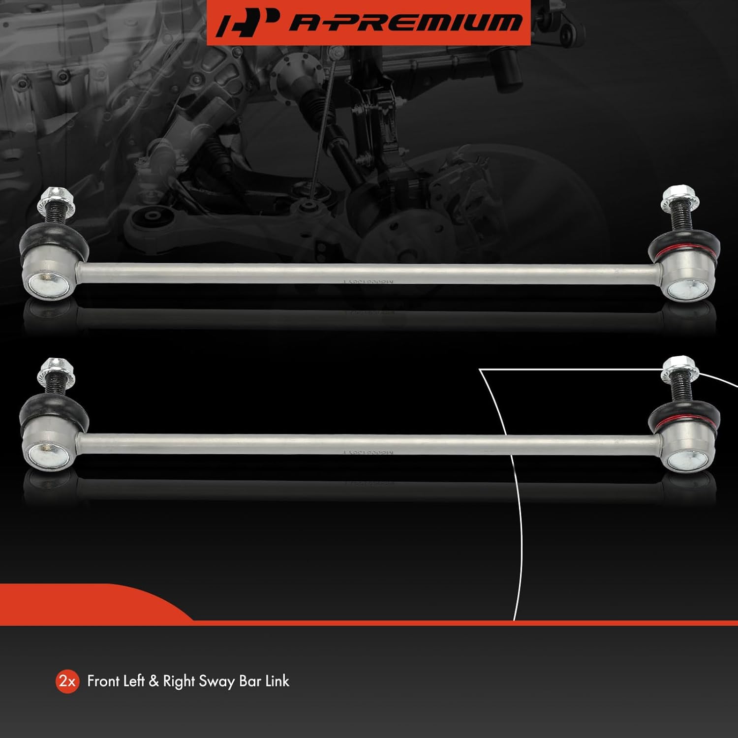 A-Premium 2 x Front Sway Bar Links Stabilizer Bar Links, Compatible with Honda Fit 2015-2020