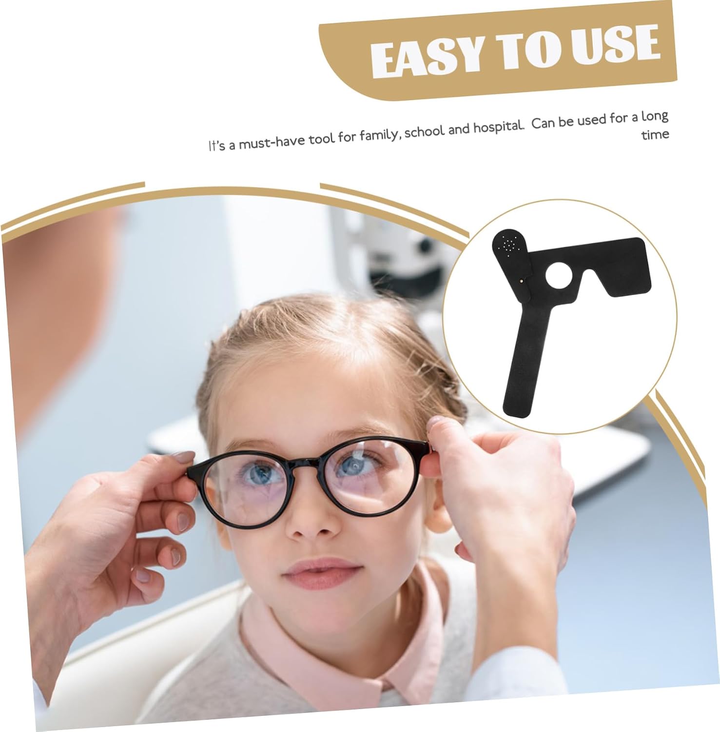 Chart Eye Cover Portable Optometry Occluder for Tests Ergonomic and Durable Eye Visual Test Tool Essential for Optical Shops and Eye Exams