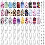 Klein und tragbar: Jeder Transparente Kosmetikflascher ist 6 * 10 cm groß und wiegt 9 g, hat ein Fassungsvermögen von 30 ml, ist leicht und kompakt und nimmt nicht zu viel Platz ein. Er kann in Tasche, Handtasche, Handtasche, Rucksack oder Gepäck gesteckt werden.