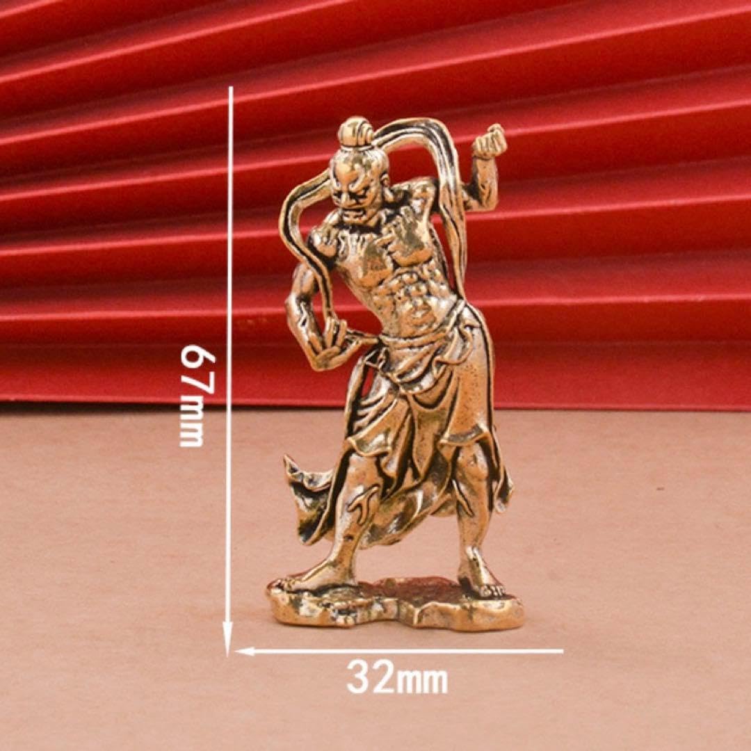 密教法具 四大明王 法器 五鈷杵 金剛杵 真鍮製 22cm 極上