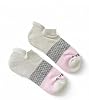 BOMBAS Women's Ankle Socks (Wisteria/Grey, Medium)