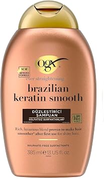 OGX Brazilian Keratin Smooth Düzleştirici Sülfatsız Şampuan 385 Ml