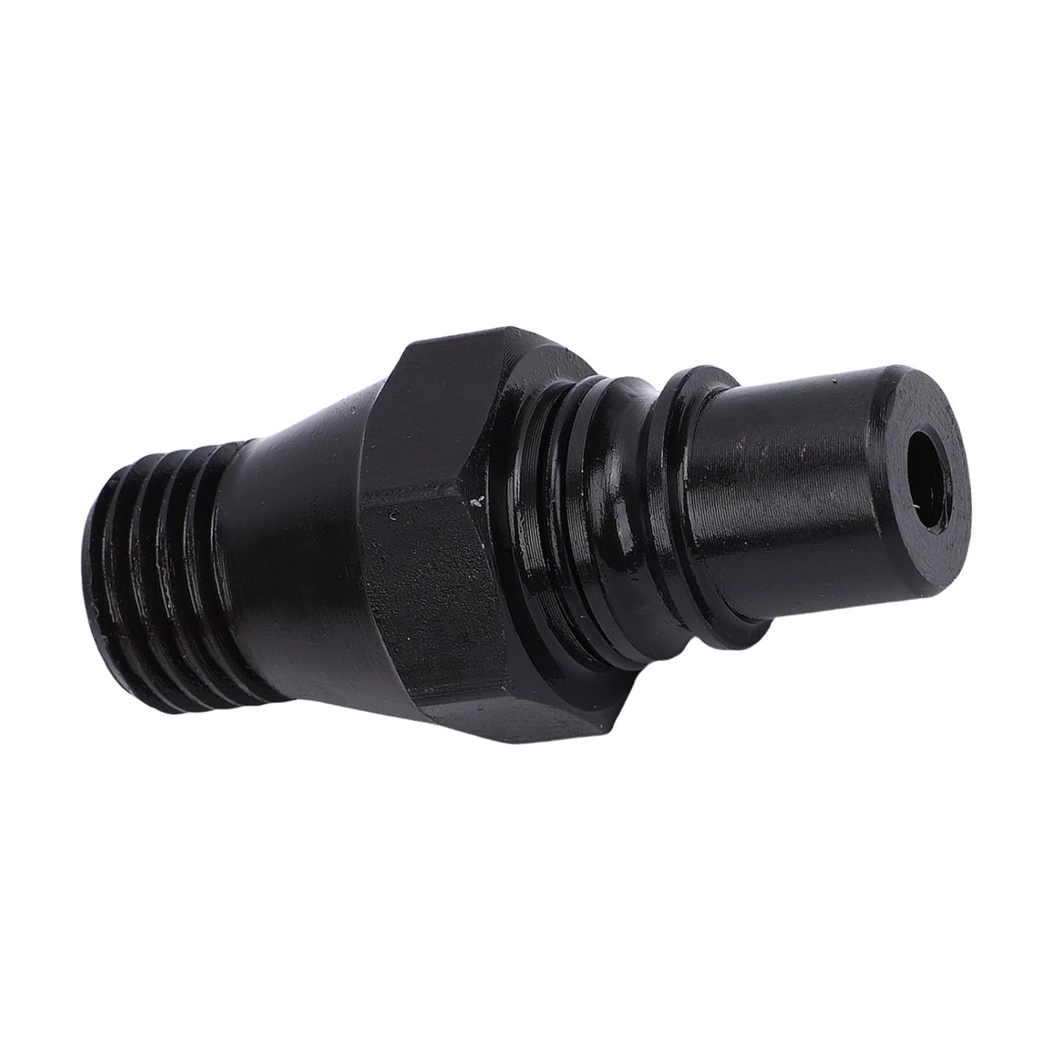 Water Drill Quick Connector, M22 Male Thread Joint Adapter for Wet Drilling Bit, Steel Water Drill Connector with 45 Steel, 6 Ball Locking Mechanism, for Fast Bit