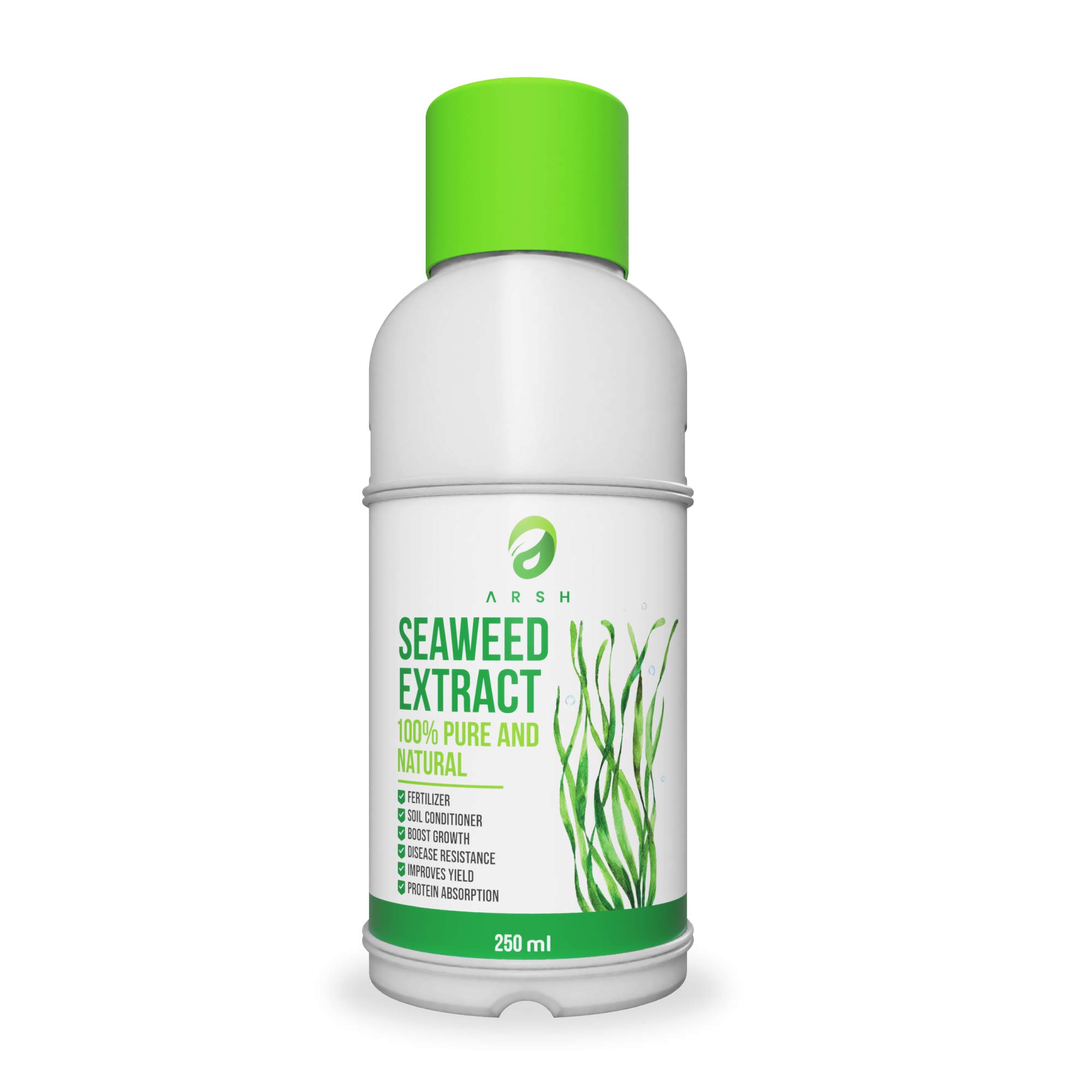A R S H Liquid Seaweed Fertilizer For Plants With Measuring Cup 30ml - Organic & Pure Extract For All Indoor, Outdoor And Agricultural Crops - 250ml (B08XMQJG5W) Amazon Price History, Amazon Price Tracker