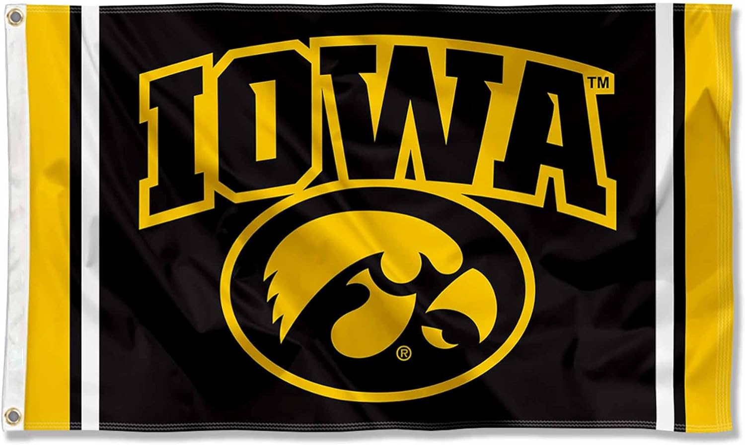 Hawkeyes Wordmark Large Grommet Banner Flag