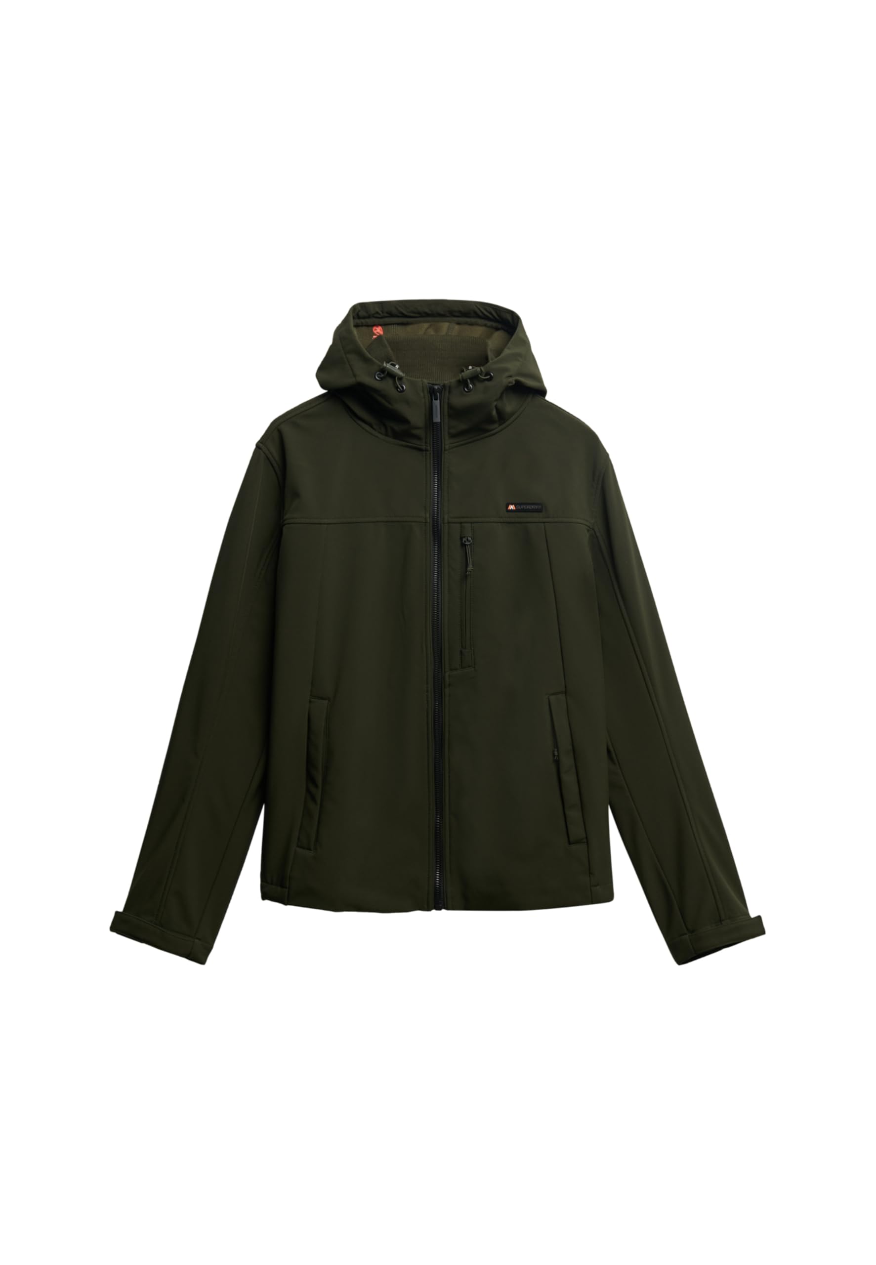 Superdry Men's Hooded Softshell Trekking Jacket, surplus goods olive green, M