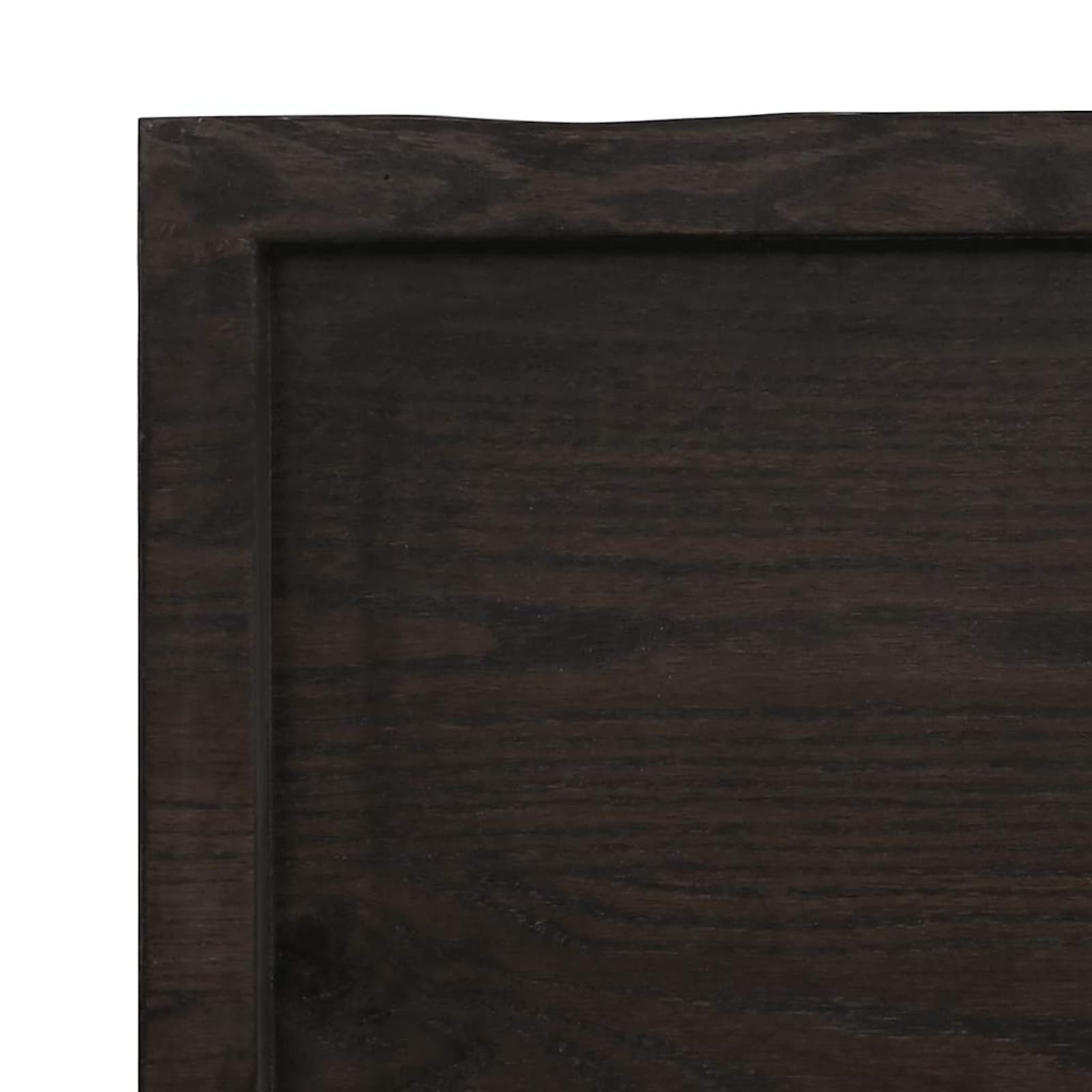 Piano Tavolo in Rovere Massello 140x50x(2-4) cm con Bordo Vivo e Design Pieghevole per Rinnovo Tavoli Casa e Ufficio