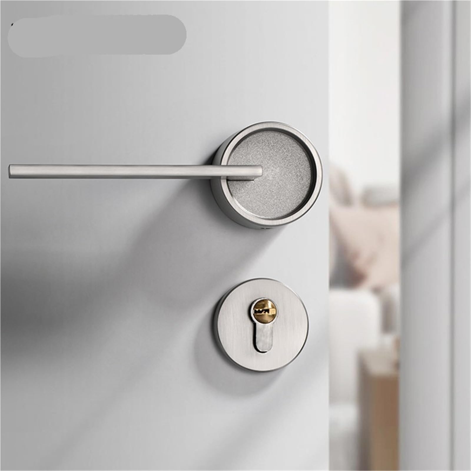 Serrure de porte en alliage de zinc robuste pour une finition intérieure haut de gamme