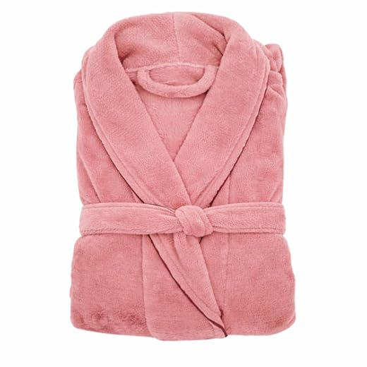 Roupão Banho Flannel Golden Adulto Unissex Toque Macio Microfibra Appel Home