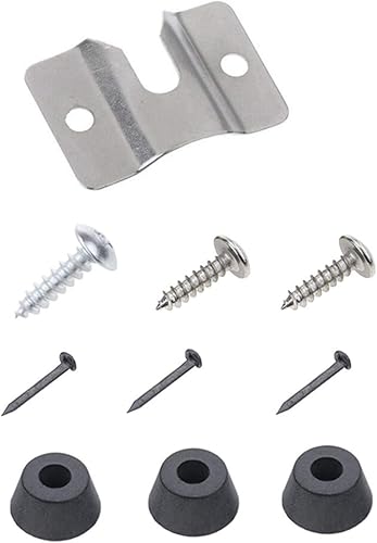 Miniatura 3 de Kit de soporte de montaje de diana de 10 piezas, soporte portátil para colgar en la pared, kit de tablero de dardos, soporte de pared y tornillos,