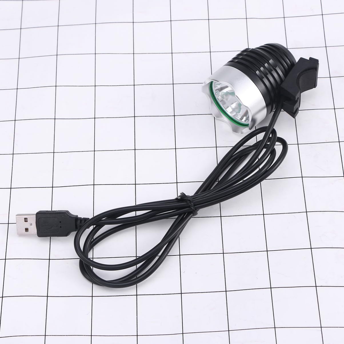 Sosoport Faro Delantero LED De Luz De Bicicleta De 3 Piezas