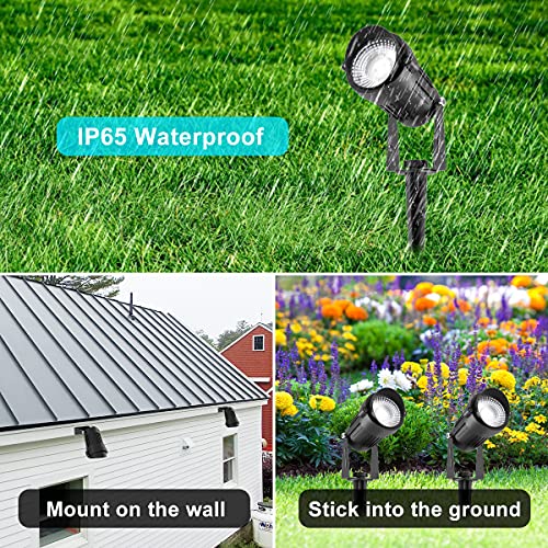 T-Sunus Led Landscape Color Changing Lights Rgb Landscape Lighting With Transformer 12V-24V Low Voltage Outdoor Spotlights Garden Lights With Remote Control #TOP5