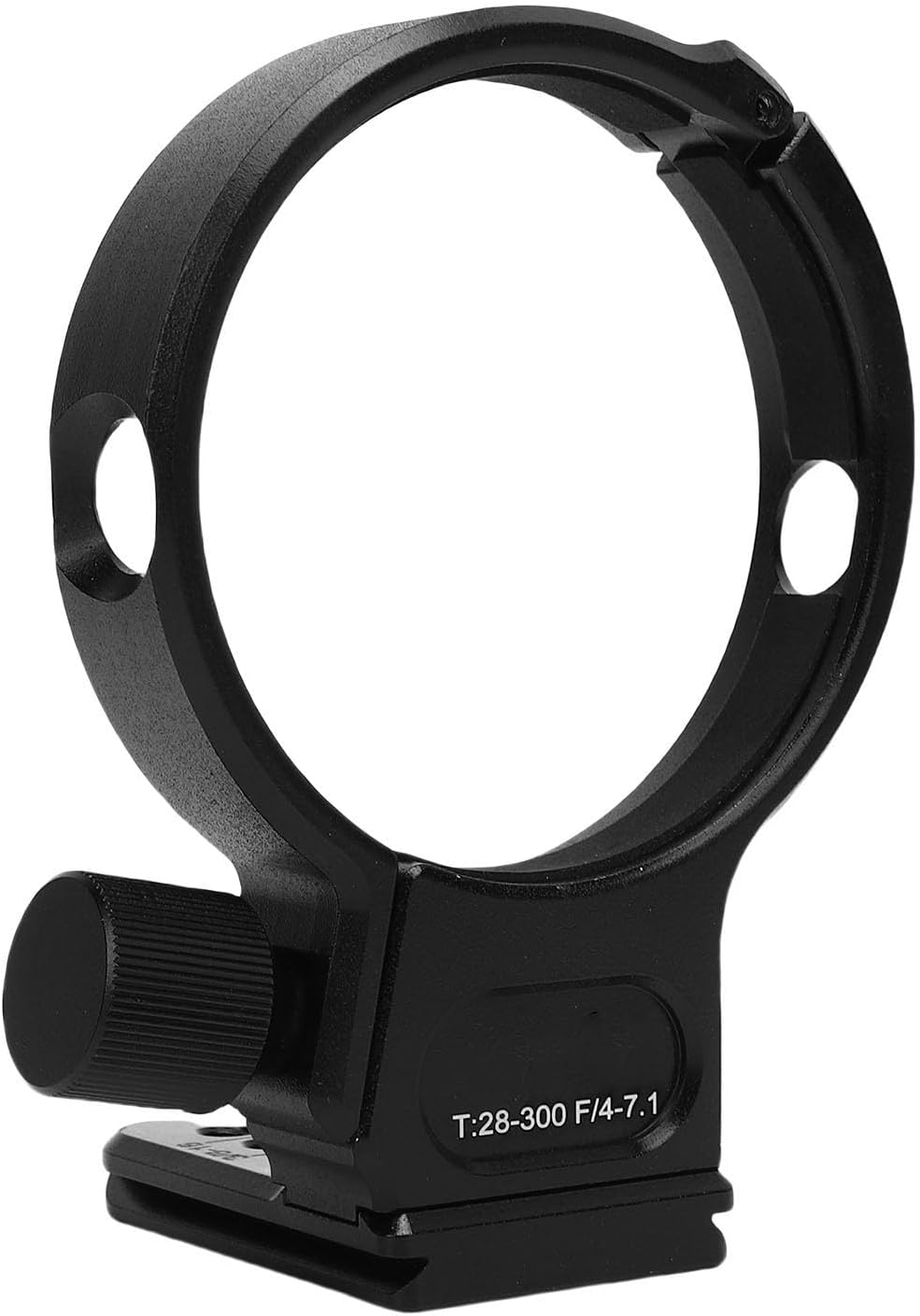 Lens Collar Tripod Mount for T28-300mm F4-7.1 Lens with Plate 1/4in 3/8in Threaded Hole Support Bracket Bottom Ideal for Outdoor Photography