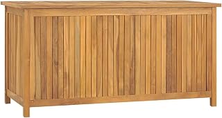 Lawn Mower Storage,Garden Anthracite Shed,Garden Box 114x50x58 cm Solid Wood Teak