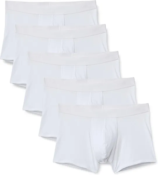 Amazon Essentials Men's Cotton Jersey Boxer Shorts Underwear, Pack of 5