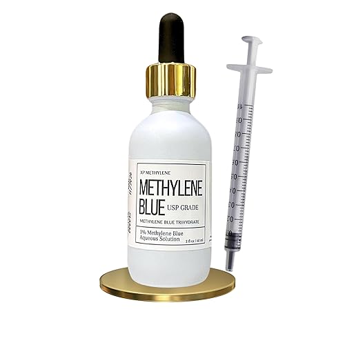 Grado farmacéutico azul de metileno para humanos Suplemento- 2oz