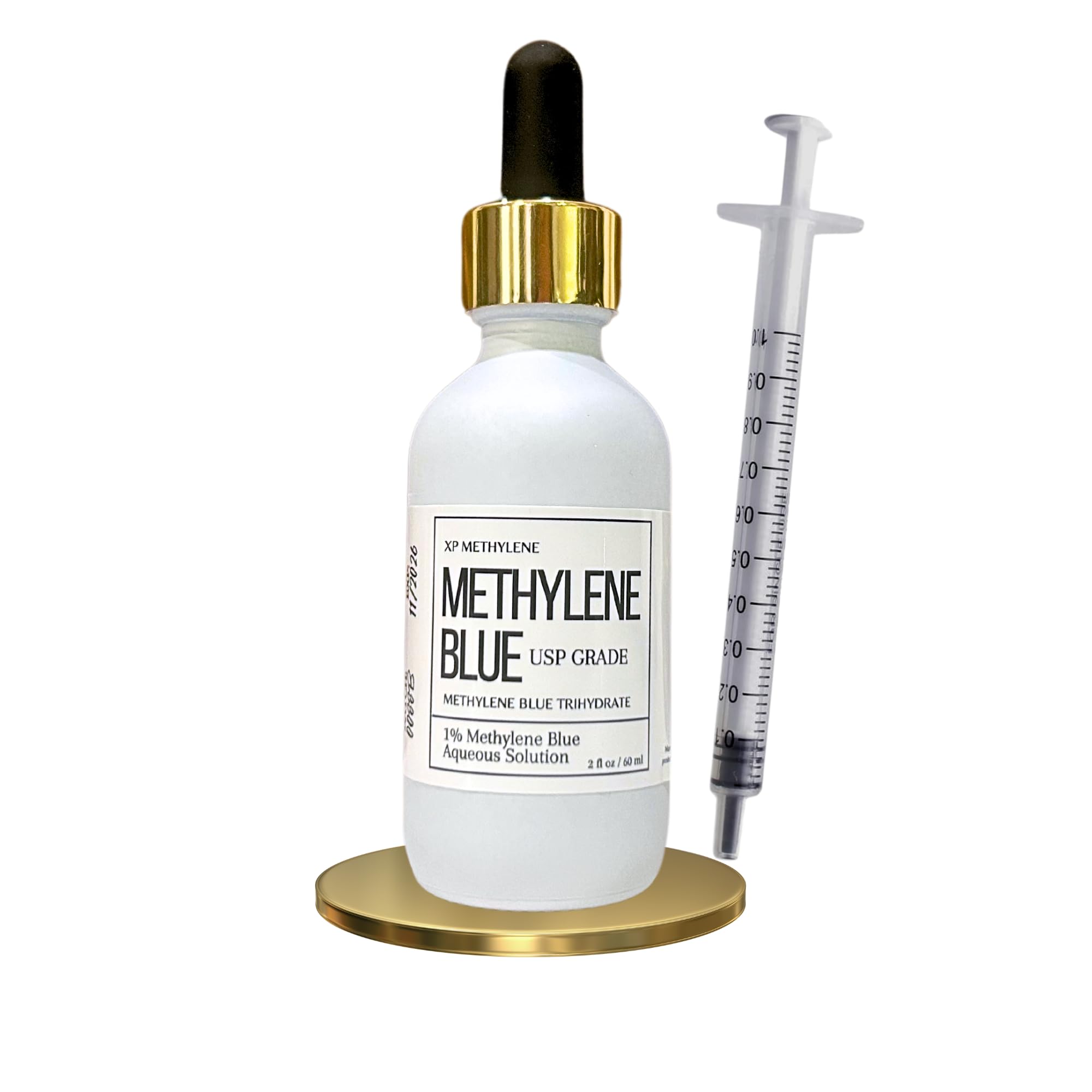 Methylene Blue Pharmaceutical Grade Human Supplement - 2 oz