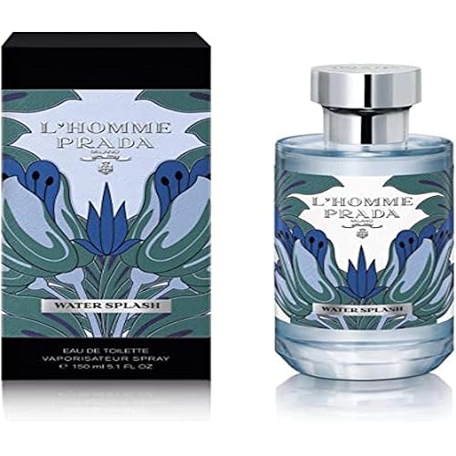Prada Lhomme Water Splash Edt Spray 5.1 Oz Men, 5.0999999999999996 Oz